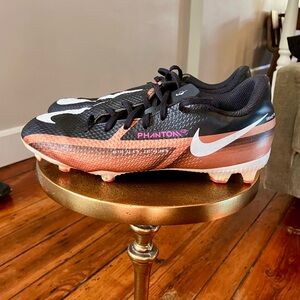 Nike Phantom GT Black and Orange Cleats